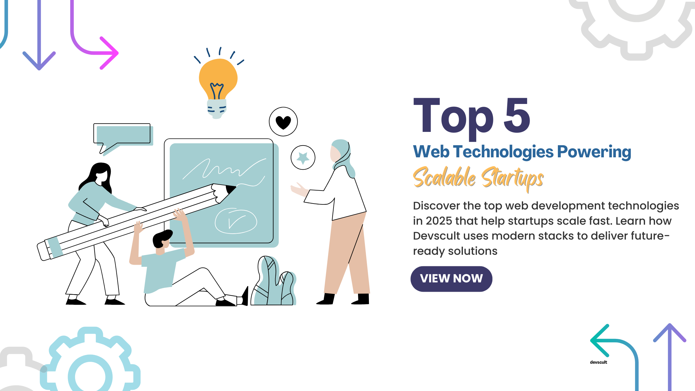 Top 5 Web Technologies Powering Scalable Startups